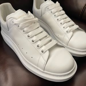 All White Alexander McQueens 42 1/2